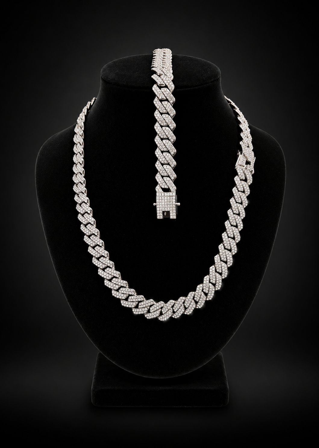 Frozen Empire" Cuban - 18 Inches Long 10mm Bracelet