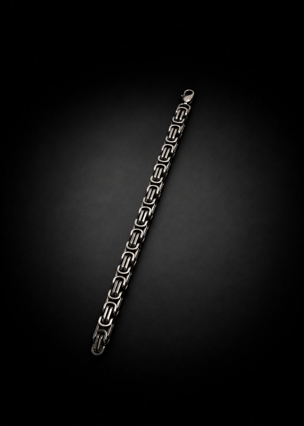 Silver Byzantine Bracelet - 8.5 in 8mm