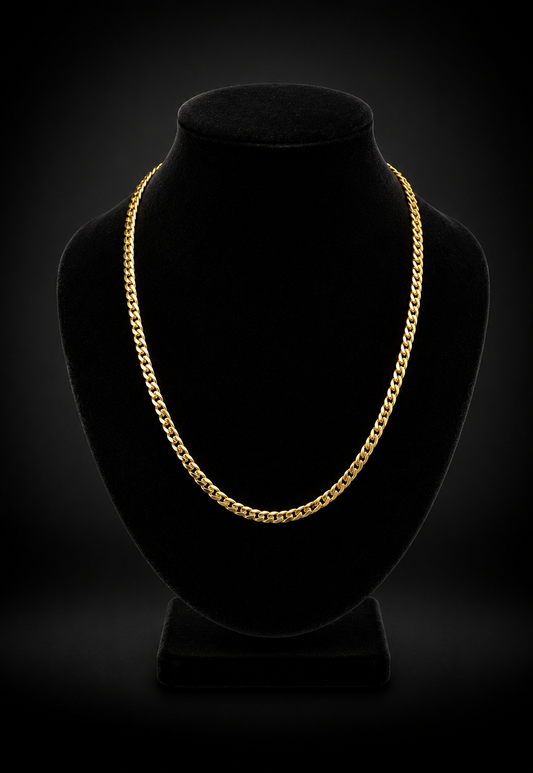 Micro Cuban Link Chain 24inch x 4mm