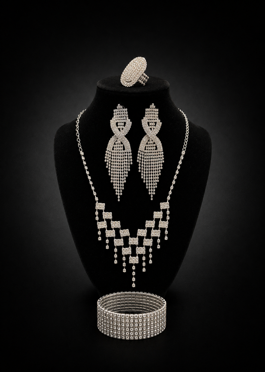 Waterfall Glam 4-Piece Statement Set
